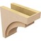 Ekena Millwork 7"W x 14"D x 14"H Classic Rivera Rough Cedar Woodgrain TimberThane Corbel, Primed Tan CORUR07X14X14RIVRCPR - alternate 2